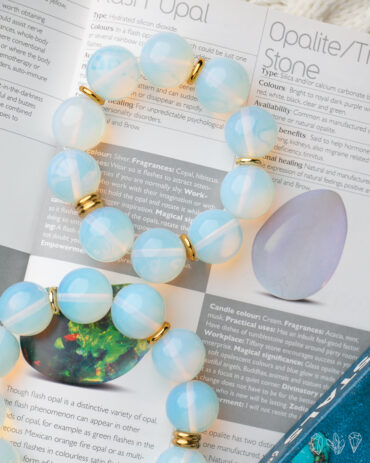 Opalite Handmade Stretch Bracelet