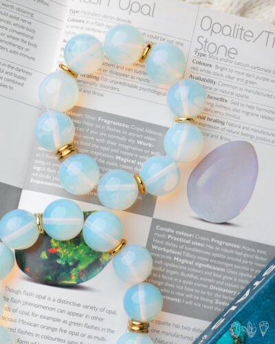 Opalite Handmade Stretch Bracelet