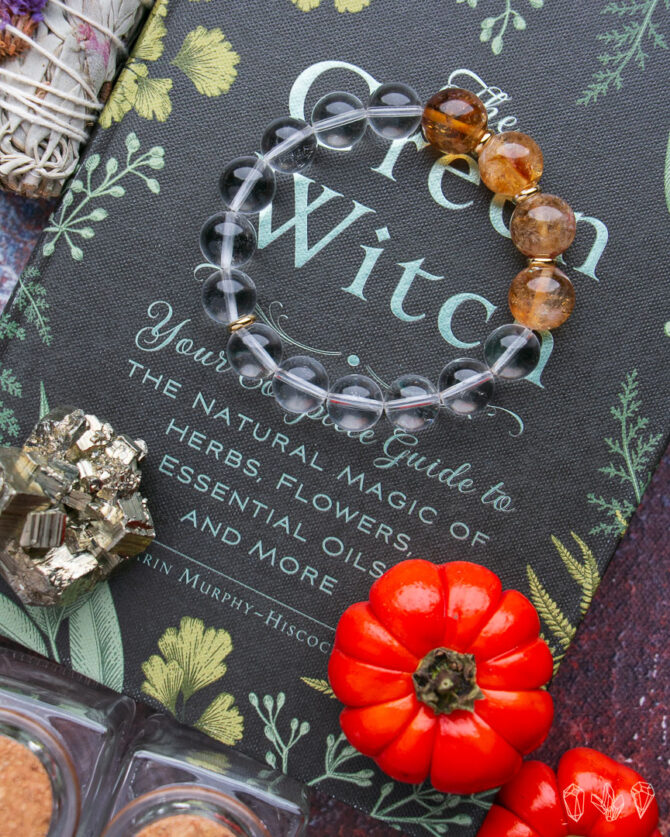 Citrine | Quartz Crystal Handmade Stretch Bracelet