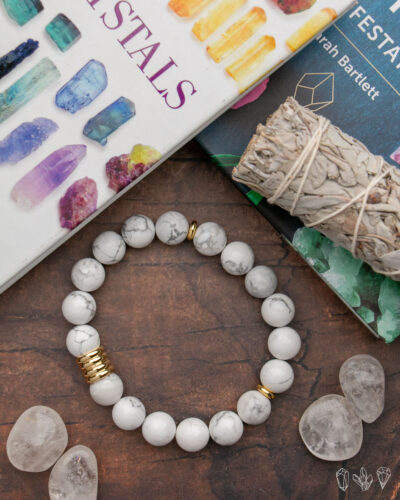 Howlite Handmade Stretch Bracelet