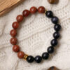 Goldstone (Red | Blue) Handmade Stretch Bracelet by Earth + Fire