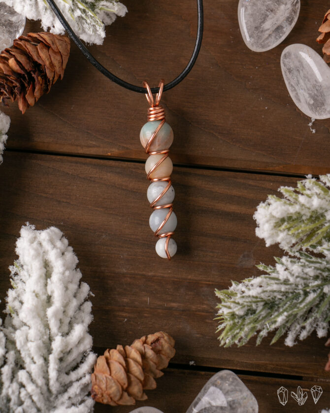 Amazonite Pendant Necklace