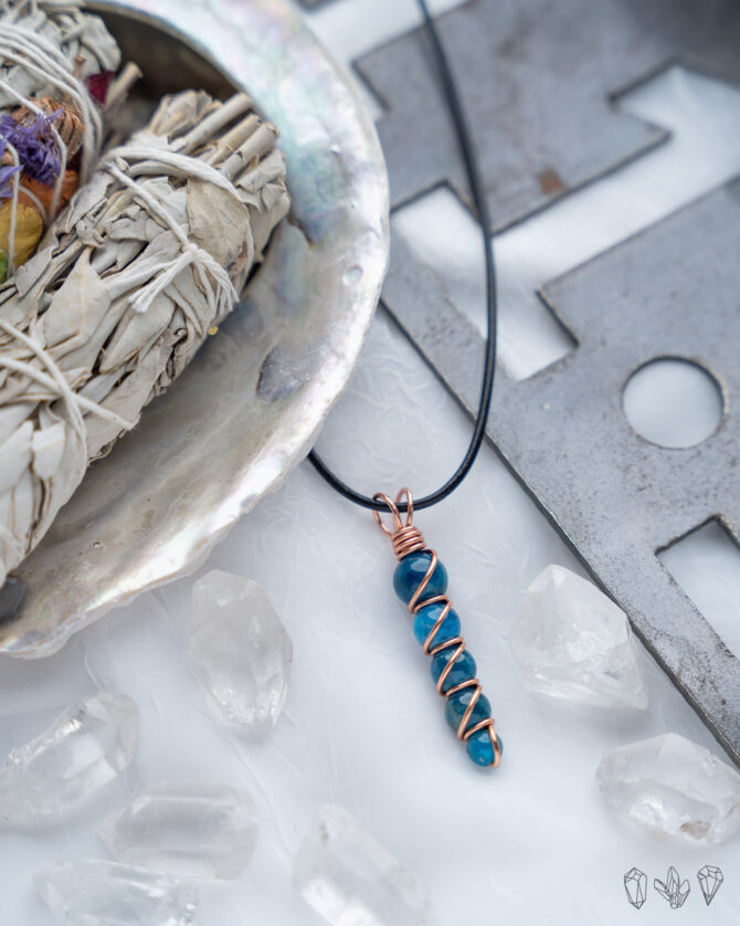 Apatite Spiral Necklace