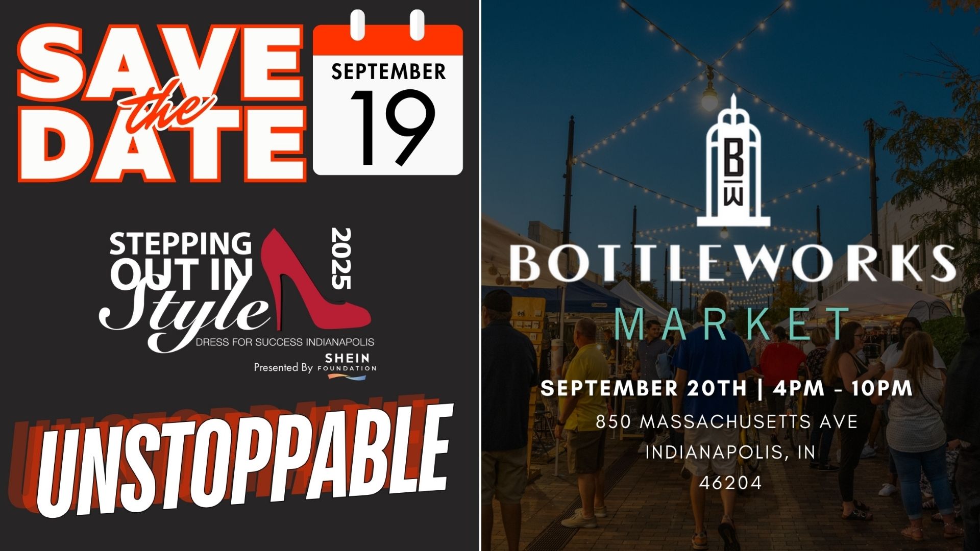 Sept - Stepping out - Bottleworks