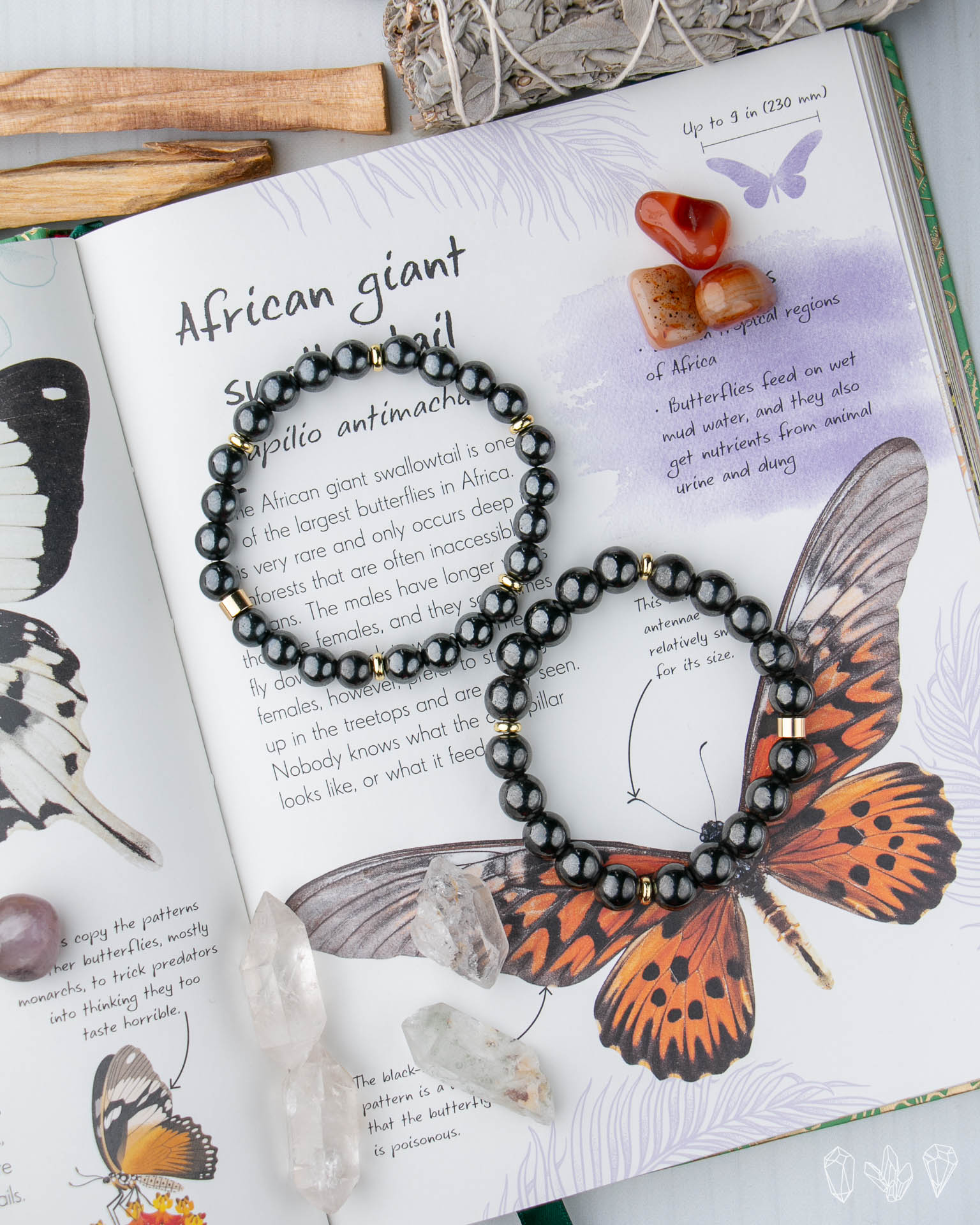 Hematite Handmade Stretch Bracelet