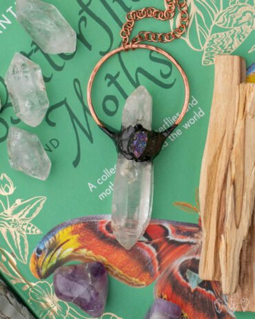 Freeform Quartz Statement Necklace